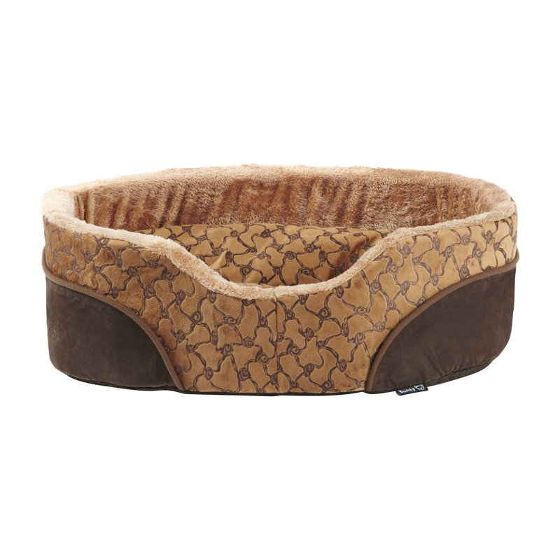 Switzer Bolster, Brown, 19 cm H x 48 cm W x 37 cm D