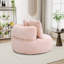 Fauteuil à billes moderne, canapé paresseux rembourré avec coussins et poignée-114236535