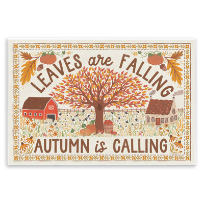 «Leaves Are Falling Scene» par Laura Marshall