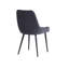 Cheney 49cm H Polyester Blend Upholstered Metal Full Back Side Chair-1922286118