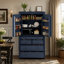 Garde-manger autoportant avec tablettes et tiroirs