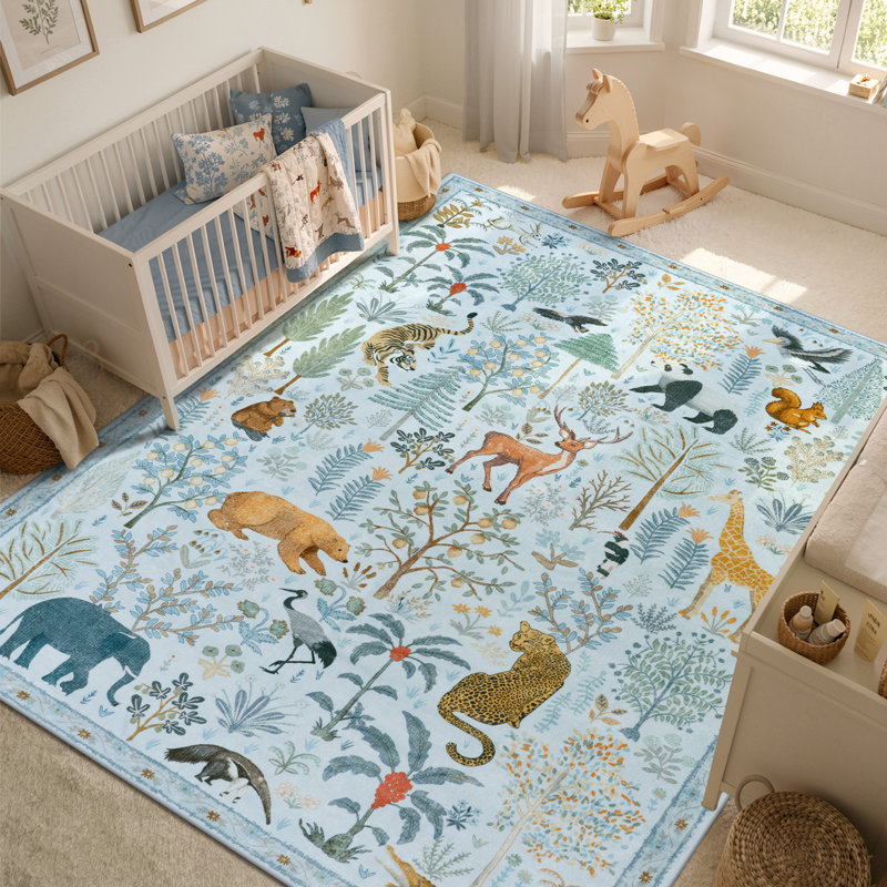 Tapis lavable pour salon moderne Goldene, Rectangulaire 8 pi x 10 pi