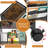 8 Tier Rolling Bookshelf Cart With Wheels, Mobile Book Storage Cart With 2 Sides Access Bookcase For Narrow Space, Rolling File Organizers And Storage