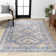 Peregrine Ornate Geometric Medallion Blue Rug