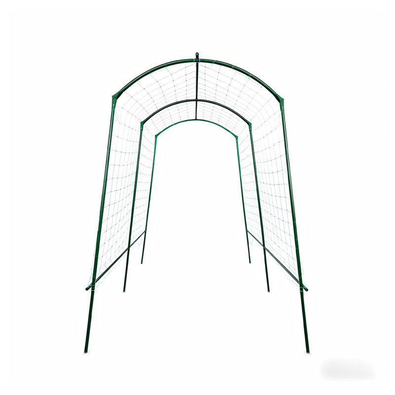 Treillis d'arche de jardin en U en forme de U avec largeur réglable, support pour plantes grimpantes robuste pour lits surélevés et légumes d'extérieur