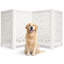 Barrière pour chien en bois pliable autoportante à 4 panneaux-134383369