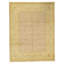 High-Quality Hand-Knotted Brown And Cream Area Rug