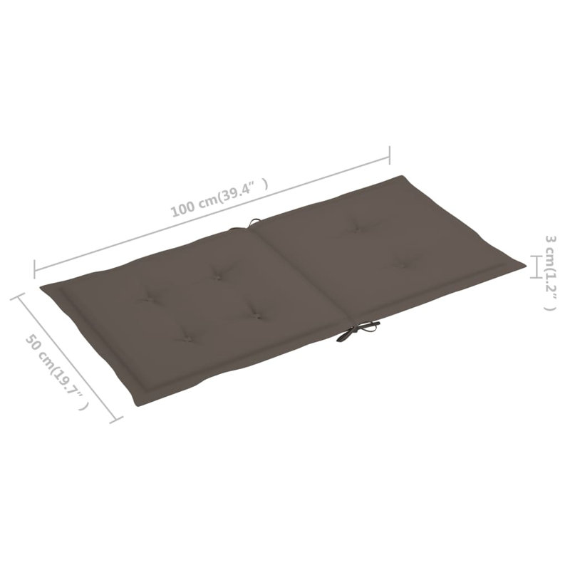 Outdoor Seat / Back Cushion, Taupe