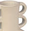 Ensemble de vases en céramique Nolah, blanc cassé (ensemble de 2)