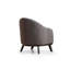 Fauteuil à oreilles Elegant, anthracite, 29,5 x 35,4 x 32,3 pouces | Structure en bois de hêtre robuste et en carton, tissu 100% polyester | Coussins en mousse et plumes gris doux, siège et dossier fixes | Pieds en bois noirs élégants, tissu nettoyable à sec-246727198-246727199