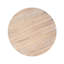 Table d'appoint vintage en bois massif, plateau et pied en bois naturel et blanc, 59 cm de largeur, profondeur 59,7 cm, hauteur 70 cm, idéale pour le salon. Dimensions : profondeur, largeur, hauteur. Montage rapide.
