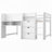 Low Loft Bed with Built-in Desk-27037366