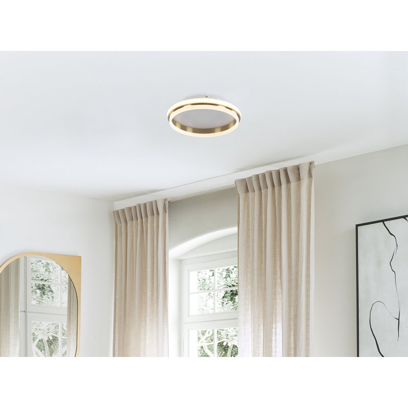Rackers LED Flush Mount, 7cm H x 42cm W x 42cm D