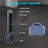 Oscillating Bladeless Tower Fan with Remote Control 12 Speeds Setting 15H Timer Quiet Operation