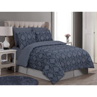 Canady Cotton Geometric Shapes Duvet Cover Set with Pillowcases
