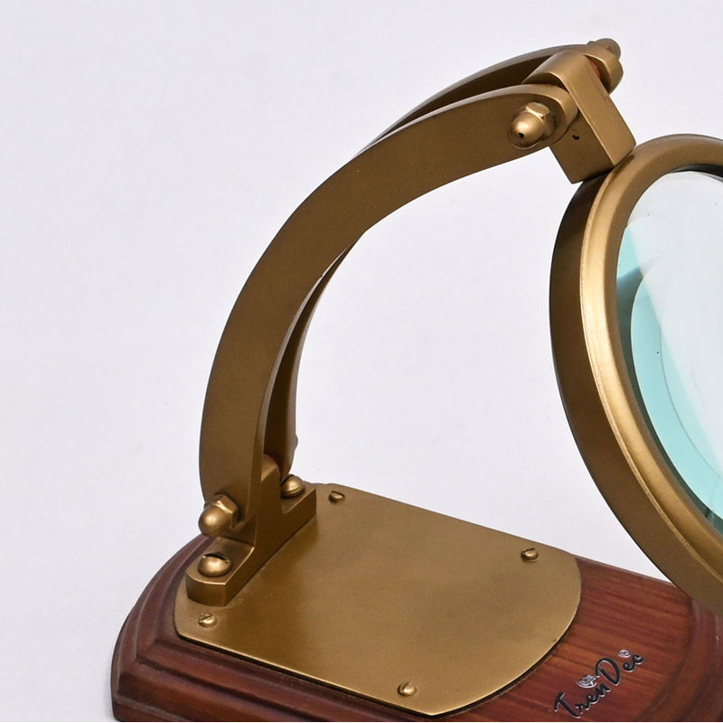 Aluminum Framed Magnifying Glass on MDF Base