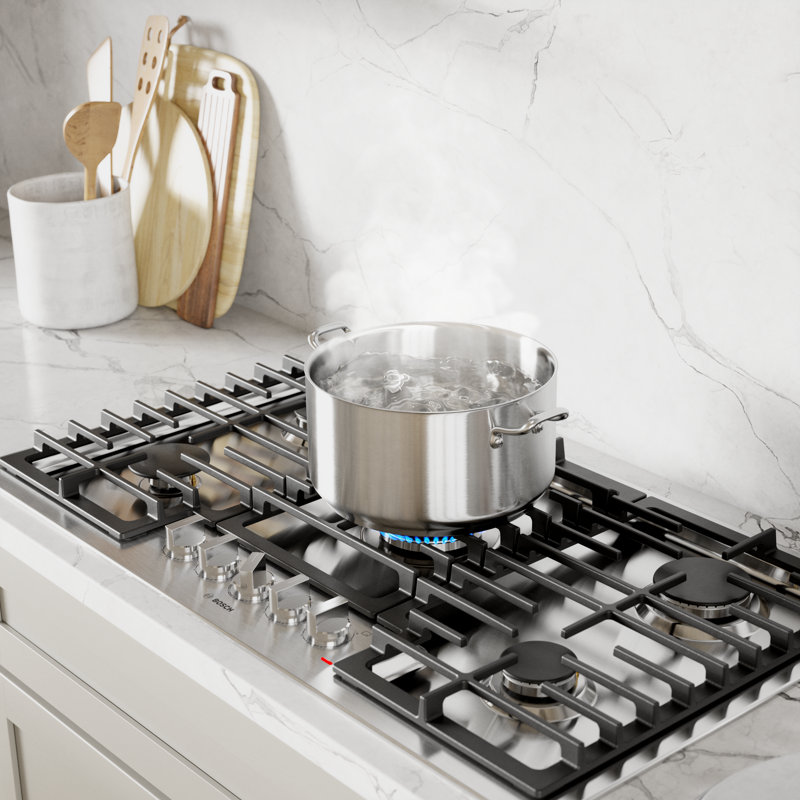 500 Series,30' Gas Cooktop,5 Burner,SS