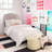 Velvet Upholstered Storage Bench-1466246910