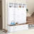 Farmhouse Hall Tree with Storage Bench, Cabinet and 4 Hooks-129595667