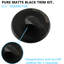 Robinet de douche noir mat avec poignée simple. Comprend une pomme de douche à effet pluie, une douche à main, un bec de baignoire et une valve. 1,8 gallons par minute. Corrosion. Fixation murale en teinte. Comprend et. GPM. 360 réglable.