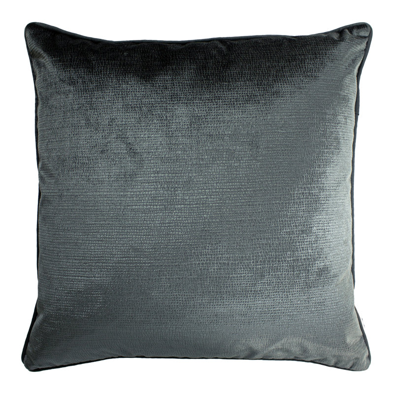 Square Cushion, Gold, Feather