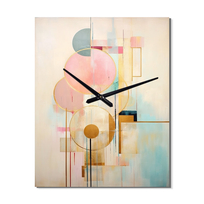 Horloge murale Pastel Grace, H 32 po x l 24 po x P 1 po