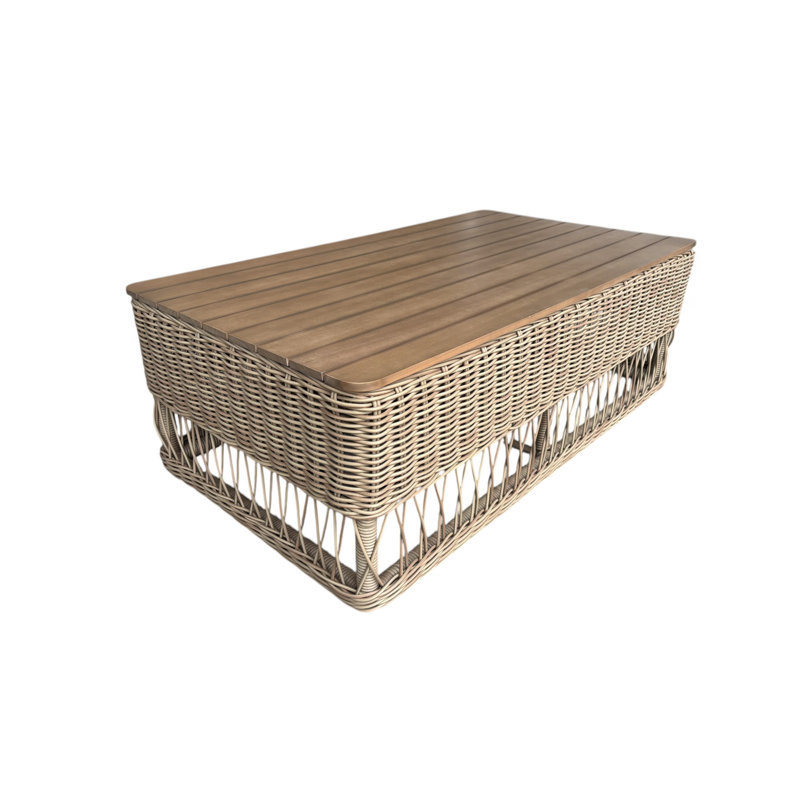 Table basse Destin - Naturel, Brun