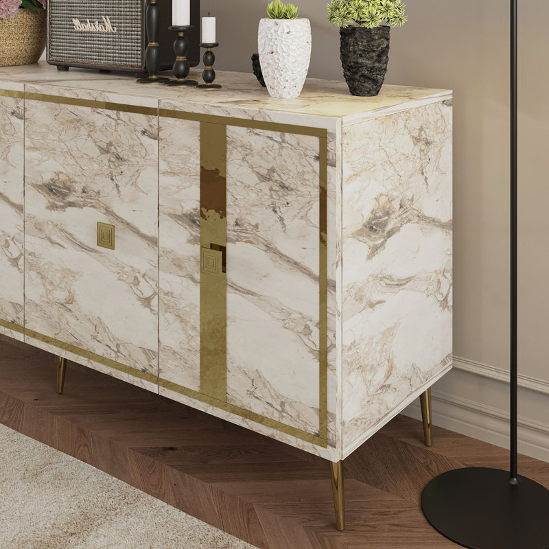 Olivia 150cm Console Table, Cream
