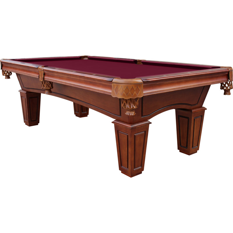 Table de billard en ardoise avec installation professionnelle St Lawrence (valeur de 895 $) incluse, Vin, Châtaignier