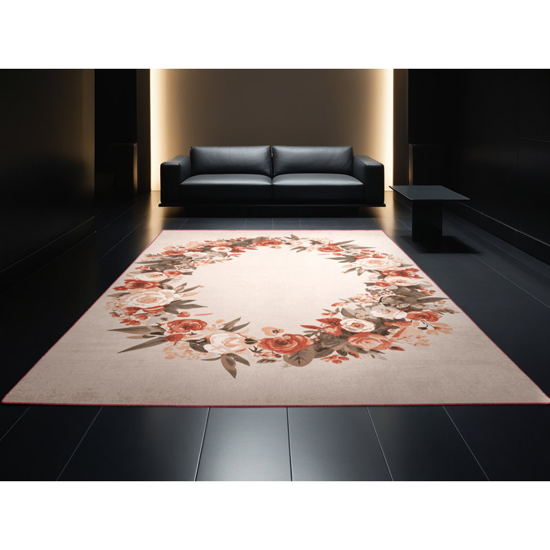 Tapis gris moelleux et moelleux à motif abstrait moderne et contemporain, 3 X 5
