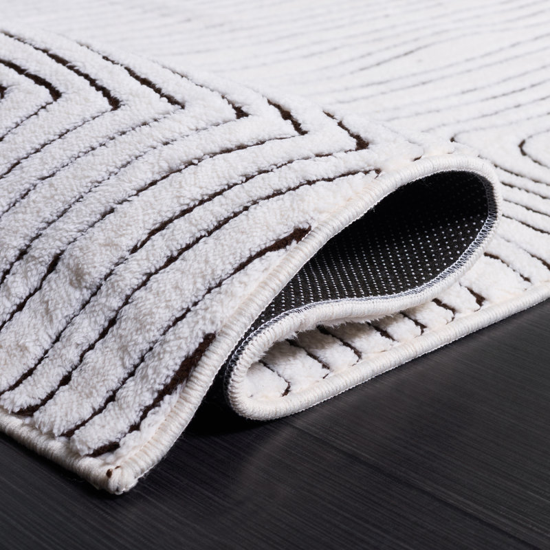 Versaillies 665 Performance Machine Washable Abstract Rug, 5'-0" X 8'-0" Rectangle