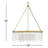 Hester 3 - Light Dimmable Wagon Wheel Chandelier