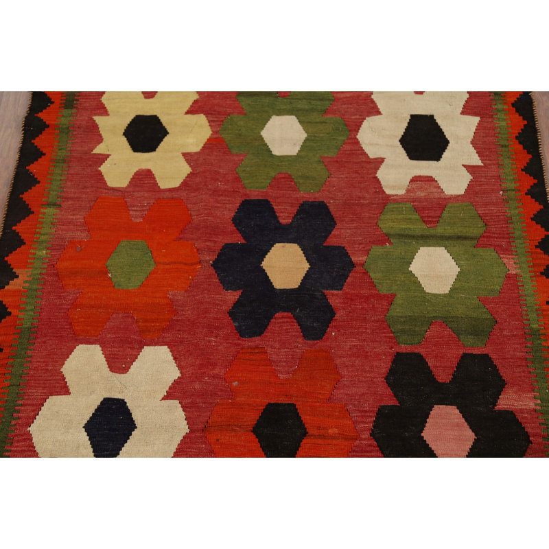 Tapis kilim à teinture végétale 5 x 8 po