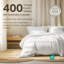 Ensemble de draps 100% coton rose, poches profondes satinées à 400 points, ajustement élastique, doux et durable.