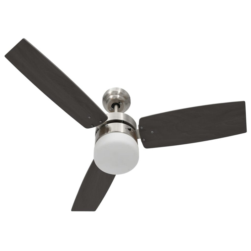 Dorne 108cm Ceiling Fan with LED Lights, Black