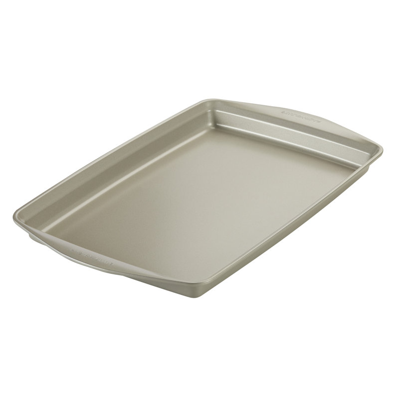 Silver Nonstick Steel 3-Piece Cookie Pan Set