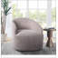 Chaise d'appoint en polyester beige