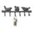 Tasley Metal Wall Organizer with Key Hooks