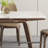 Ash Wood Marble Rectangular Dining Table Sets-103415893