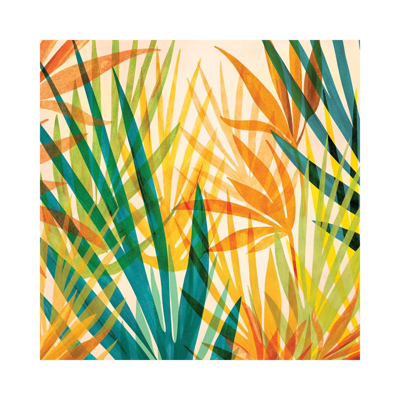 Golden Tropics - Wrapped Canvas Print, 30.48 cm H x 30.48 cm W