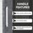 Étoile 44"-48" W x 76" H Frameless Single Sliding Shower Door with Soft-Closing and Clear Tempered Glass-99354112