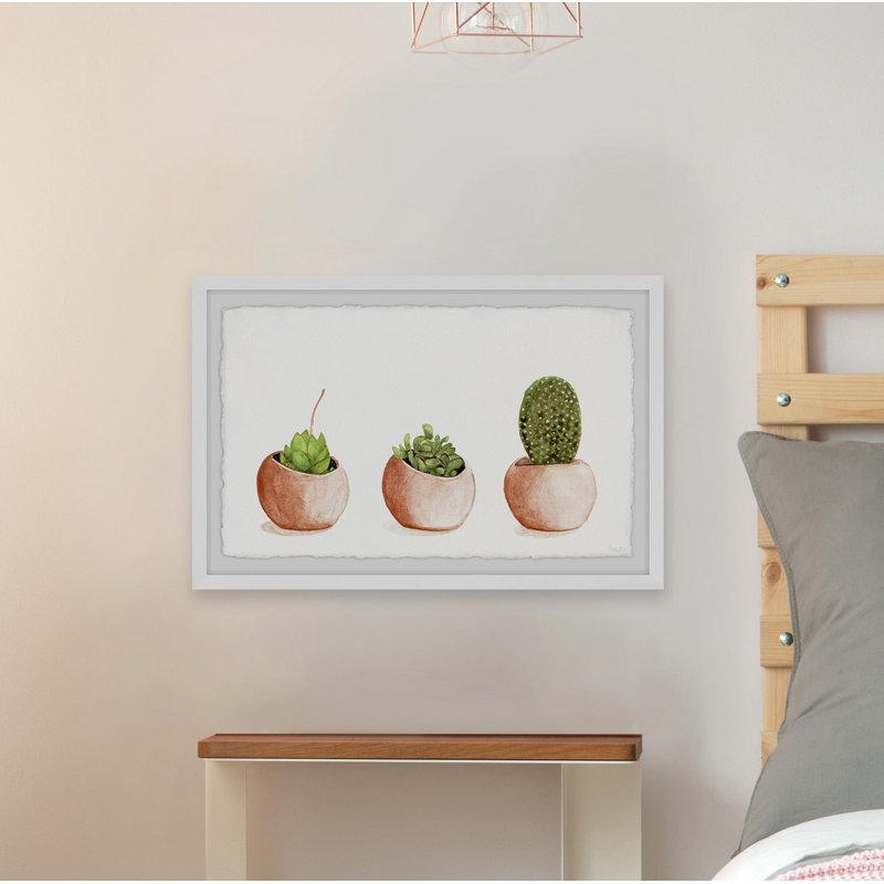 Copper Pots by Parvez Taj - Single Picture Frame Painting, 20 cm H x 30 cm W