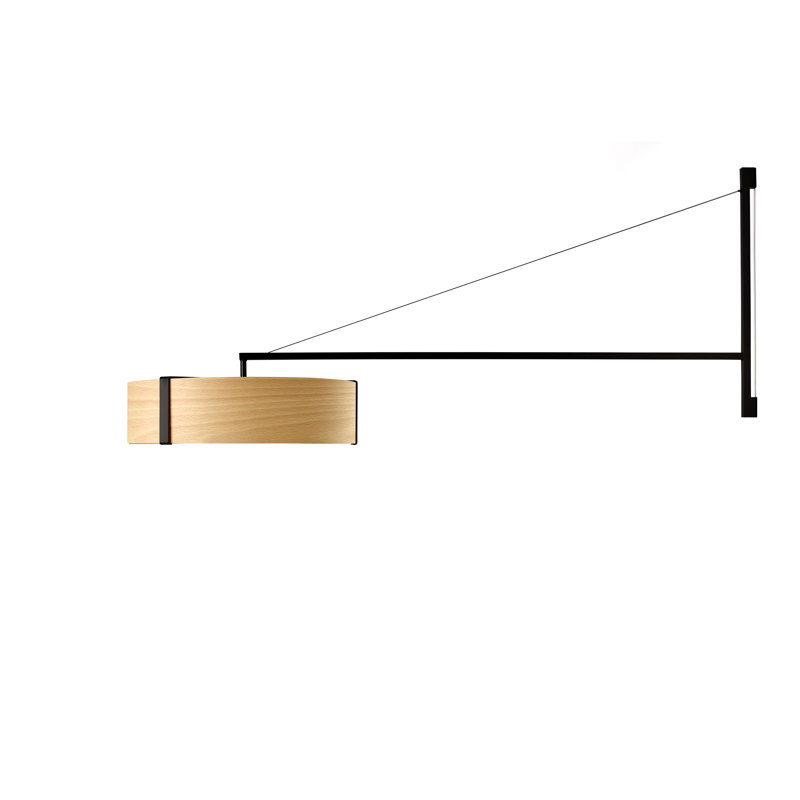 Thesis 1 - Light LED Swing Arm, Matte Black, Ivory White, 3000K