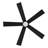 52''  5 - Blade LED Smart Standard Ceiling Fan with Remote Control and Light Kit Included.