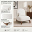Chaise d'appoint moderne sans accoudoirs avec coussin-1454929538