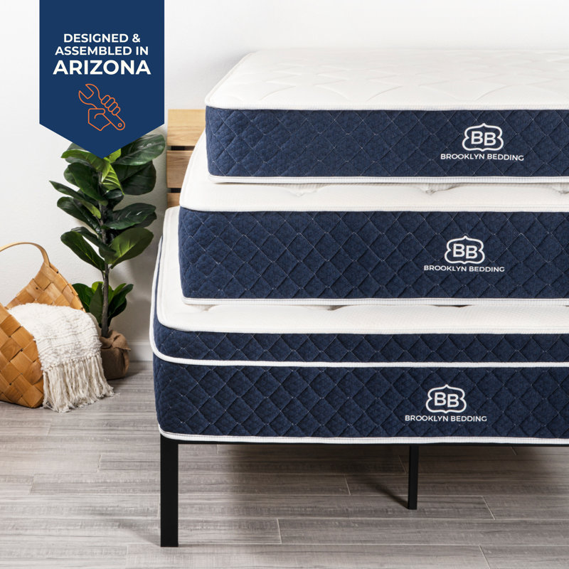 Brooklyn King 14" Plush Hybrid Mattress with Cooling Gel Foam