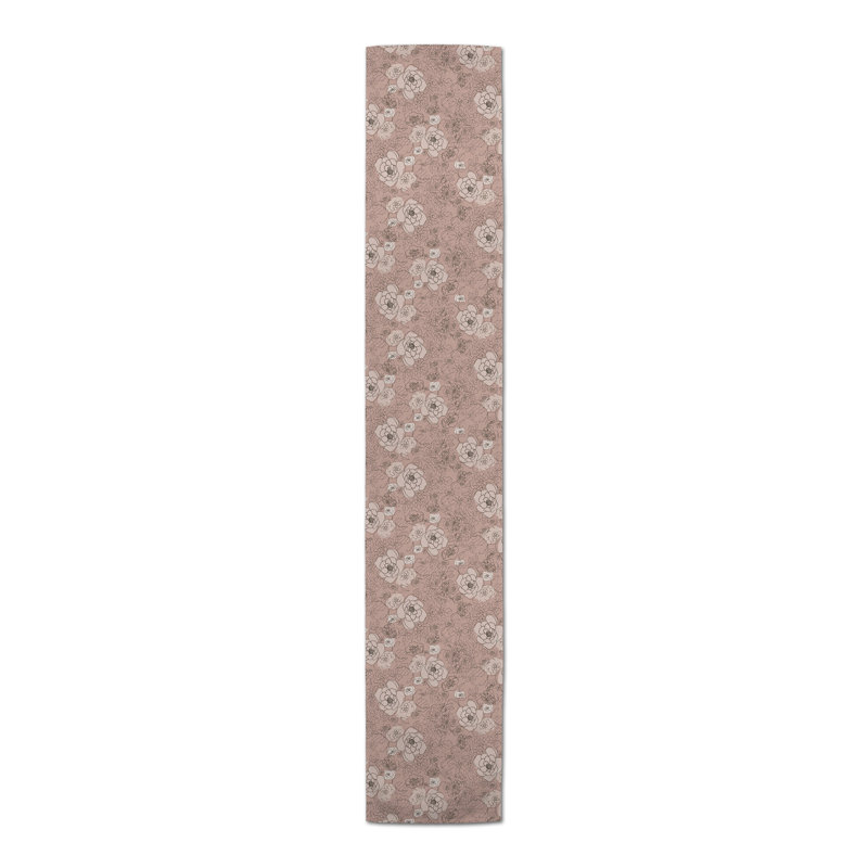 Rectangular Table Runner, 72" x 16", Pink