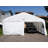 Gazebo Penguin Deluxe Double Car Shelter 20 ft x 20 ft - White