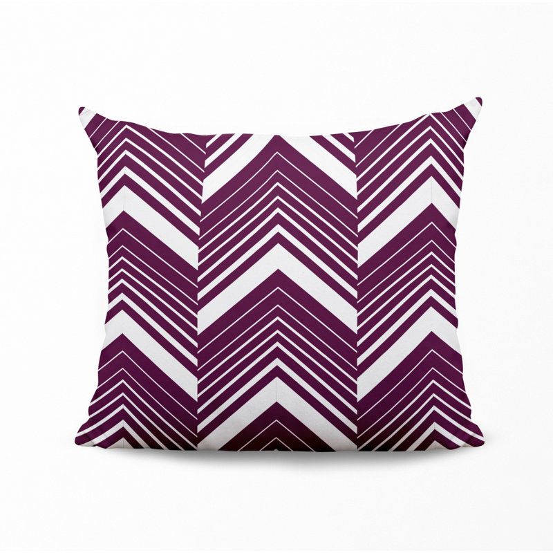 Housse et insert de coussin décoratif en polyester, L 15 po x H 15 po, Mauve