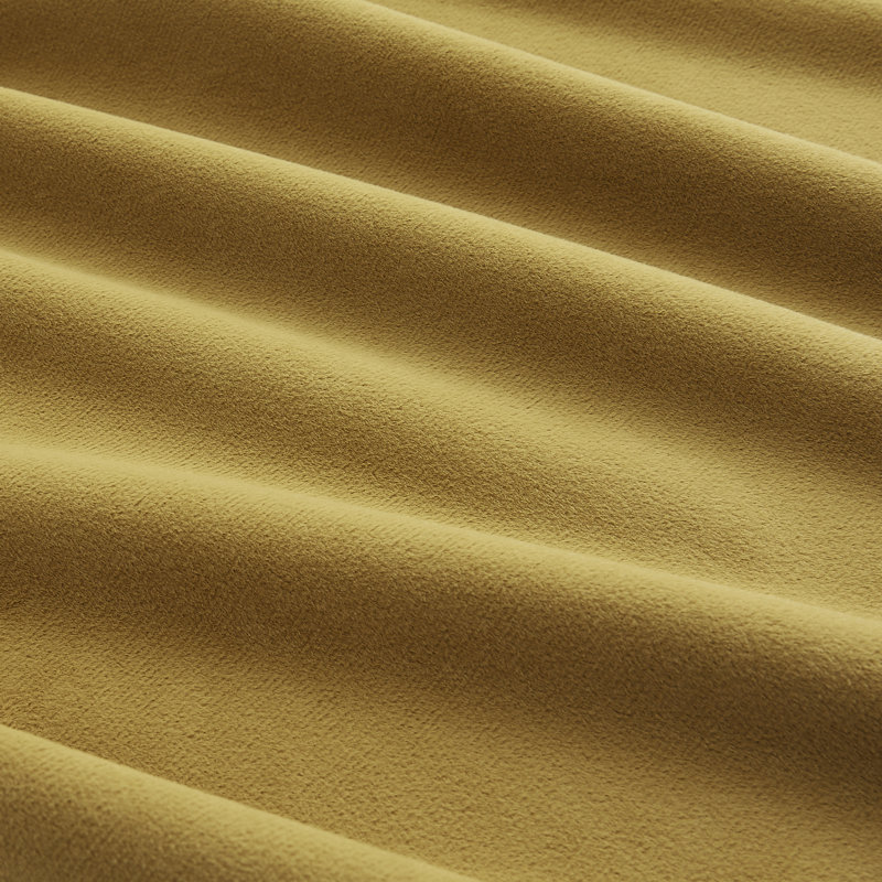 Brushed Velvet Solid Color Metal Grommets Blackout Curtain Panels, 52" W x 96" L